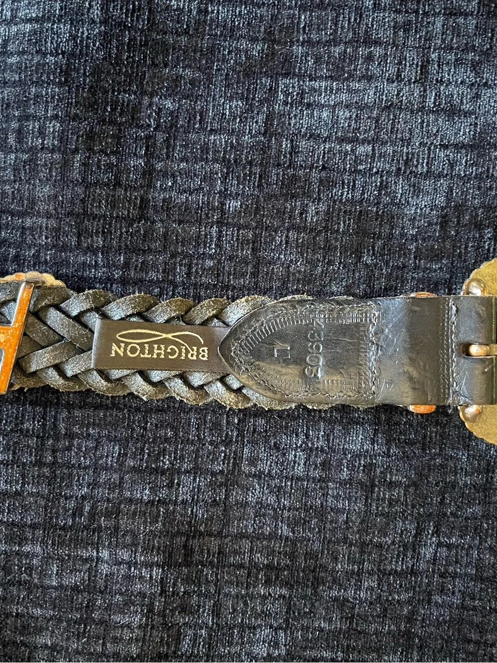Brighton braided leather